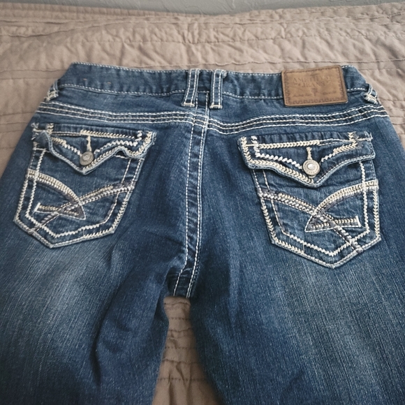 Womens Amethyst Size 5 Denim Bootcut Jeans - Picture 2 of 5